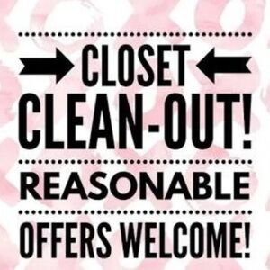 Closet Sale🎉🌸🌺🌷🌼‼️‼️‼️‼️‼️‼️‼️